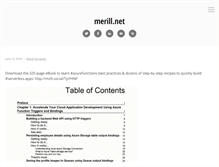 Tablet Screenshot of merill.net